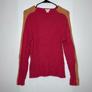 Sundance women’s ribbed mock neck long sleeve pullover sweater size medium
